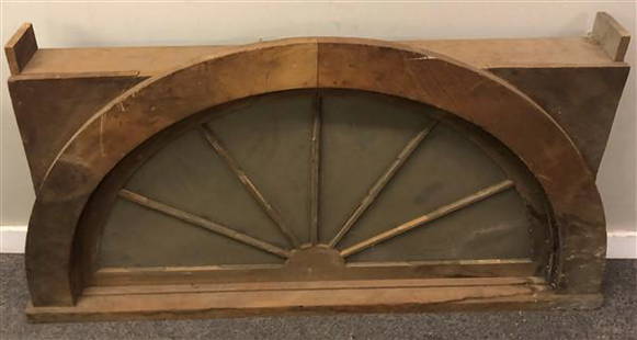 Oval Transom Window "Architectural" 50"w x 7"d x 31"h: Oval Transom Window "Architectural" 50"w x 7"d x 31"h