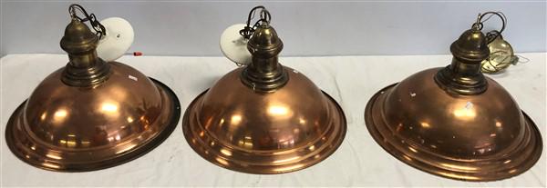 3 Copper Hanging Lites (1 of 4)