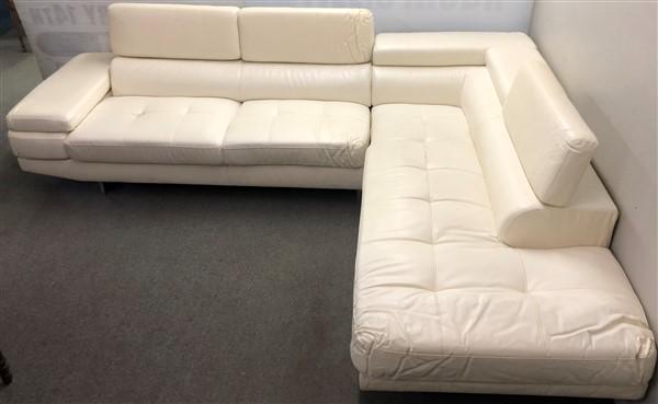 Contemporary Leather 2 pc. Sectional 8' x 9 h (1 of 12)