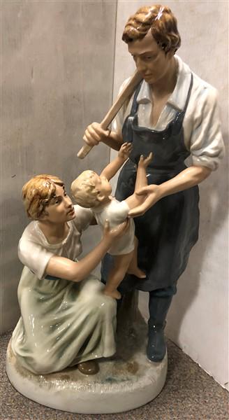 26" Royal Dux Figural Group (1 of 6)