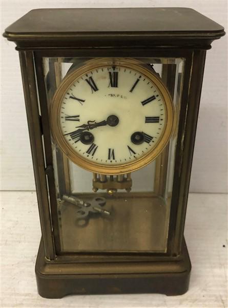 Brass Crystal Regulator Clock (1 of 5)