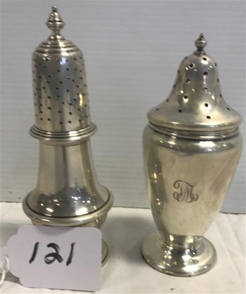 2 Approx. 7" Sterling Confection Shakers (1 of 3)