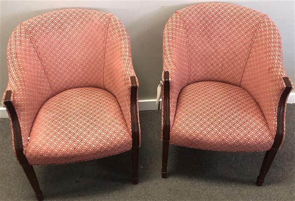 Pr. of Hepplewhite Style Chairs (1 of 5)