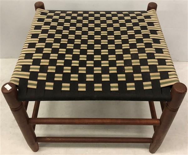 Shaker Style Tape seat Stool 19"x21"x17"h (1 of 4)