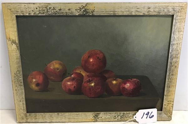 Framed Still Life on Artist Board Mary Prentice 1887 (1 of 2)