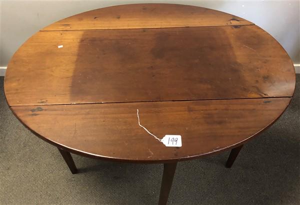 Early Drop Leaf Table 52"x19"x29"h closed (1 of 6)