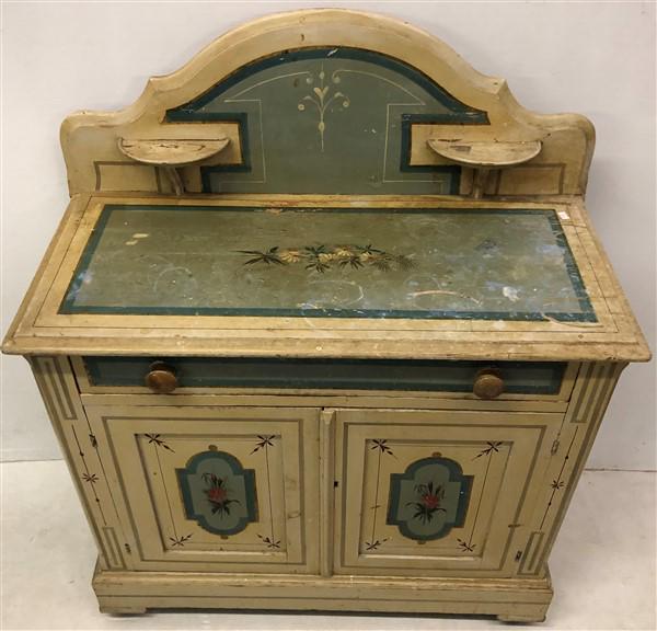 Paint Decorated Washstand (1 of 8)