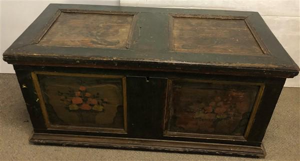 19th Century Paint Decorated PA. Blanket Box (1 of 6)