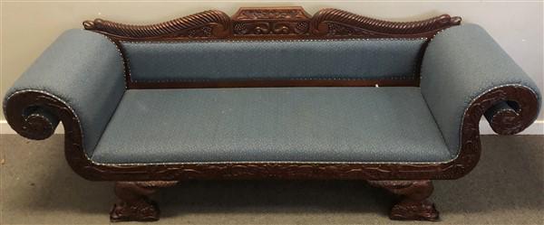 Carved Contemporary Sofa 88"L (1 of 7)