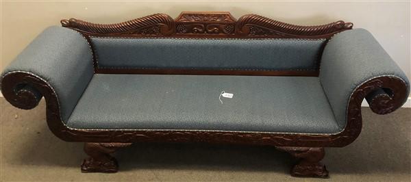 Carved Contemporary Sofa 88"L (1 of 2)