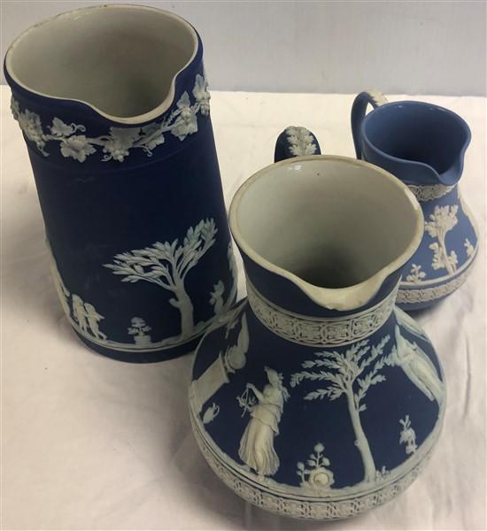 3 Pc. Wedgewood Lot Tallest 8" Small Chip on Rim (1 of 6)