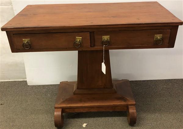 2 Drawer Empire Console: 2 Drawer Empire Console 36"w x 17" x 31.5"h