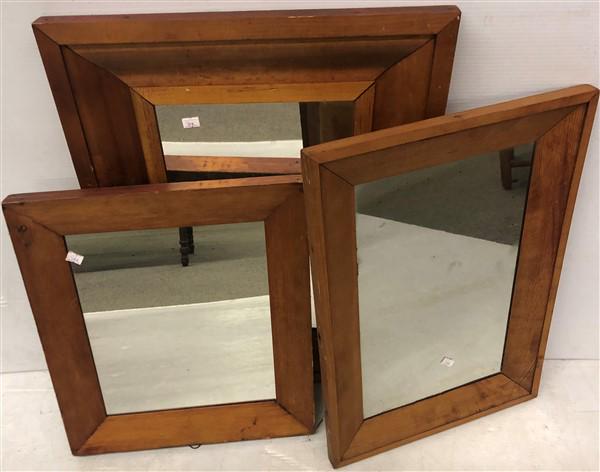4 Pine Ogee Mirrors 19"x25" (1 of 4)