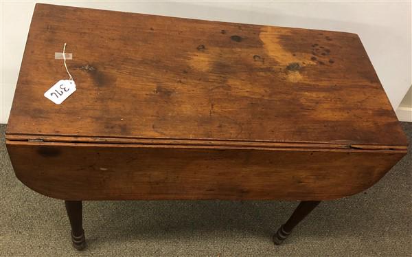 Country Pine Drop Leaf Table 36"x17"x28" Closed (1 of 5)