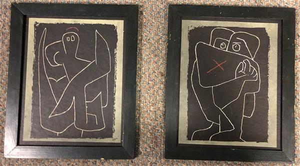2 Framed Paul Klee Lithographs (1 of 6)