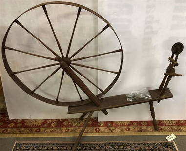 Early 19th Cent. Spinning Wheel- complete: Early 19th Cent. Spinning Wheel- complete