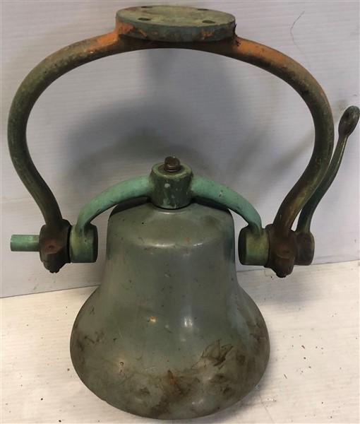 Antique Bronze School Bell (1 of 4)