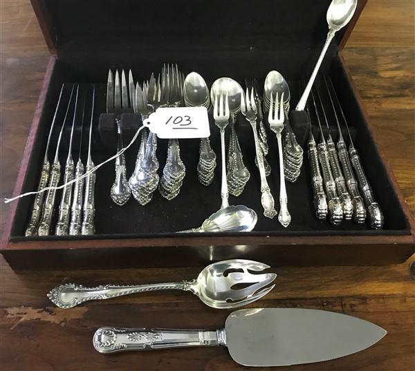 Gorham Sterling Flatware Service (1 of 2)