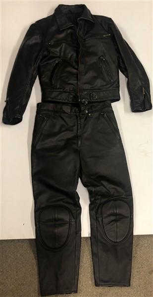 Leather Motorcycle Pants and Jacket (1 of 3)