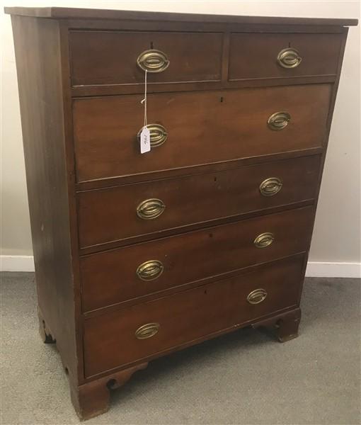 Barn Fresh 19th Cent 2 over 4 Chest (1 of 2)