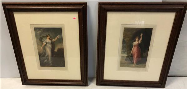 2 sgnd Framed Mezzotints 30 x 36 (1 of 7)
