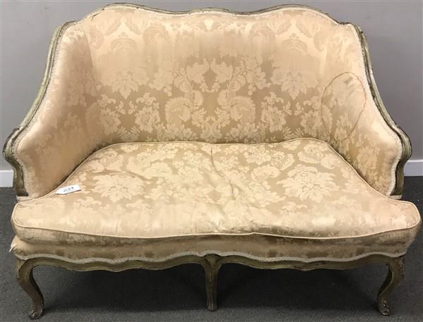 48" Antique French Settee (1 of 1)