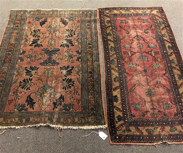 2 Persian Rugs 33"x66" & 3'5"x4'9" (1 of 10)