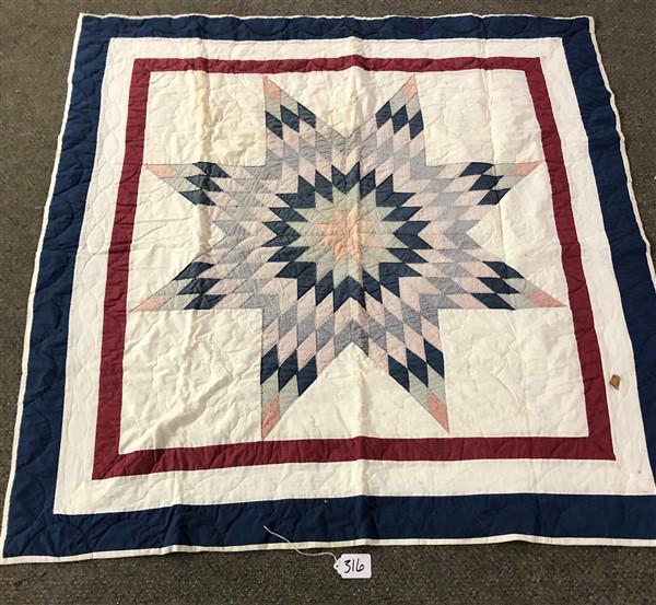 Country Contemporary Quilt 56" square (1 of 4)