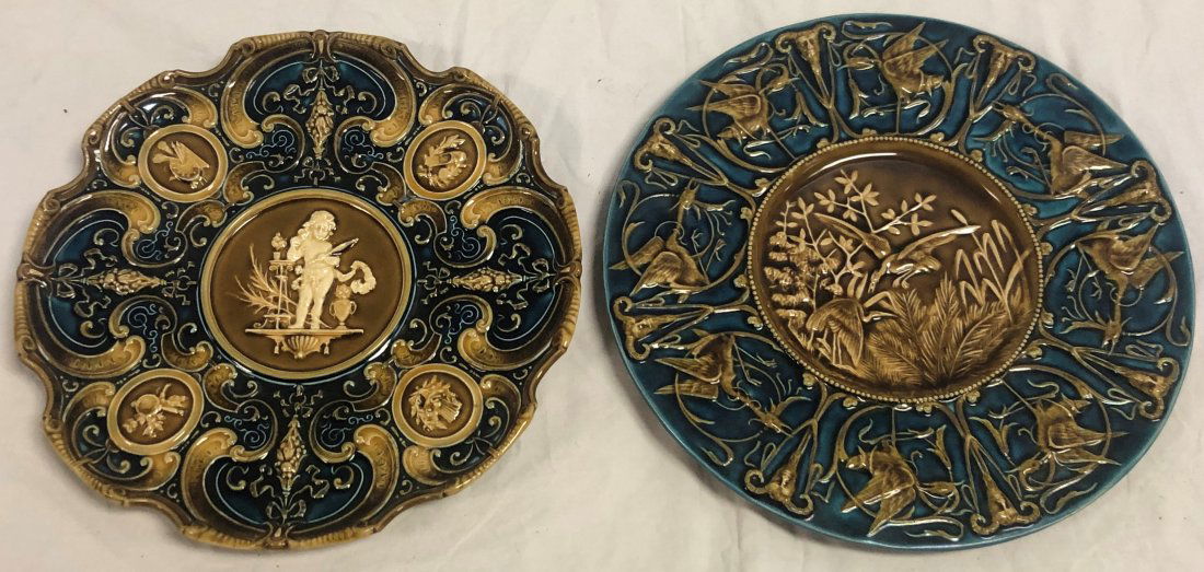 2 Italian 12" Porcelain Plates (1 of 7)