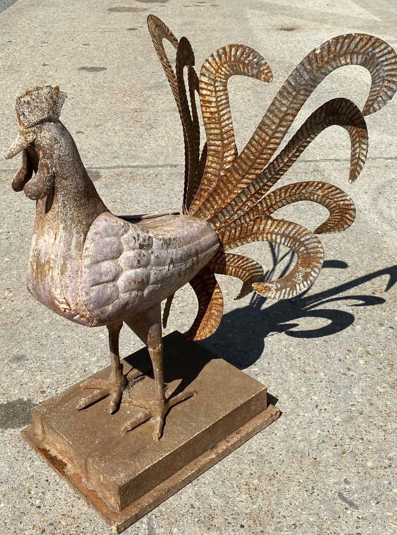 Tin Folk Art Rooster (1 of 4)