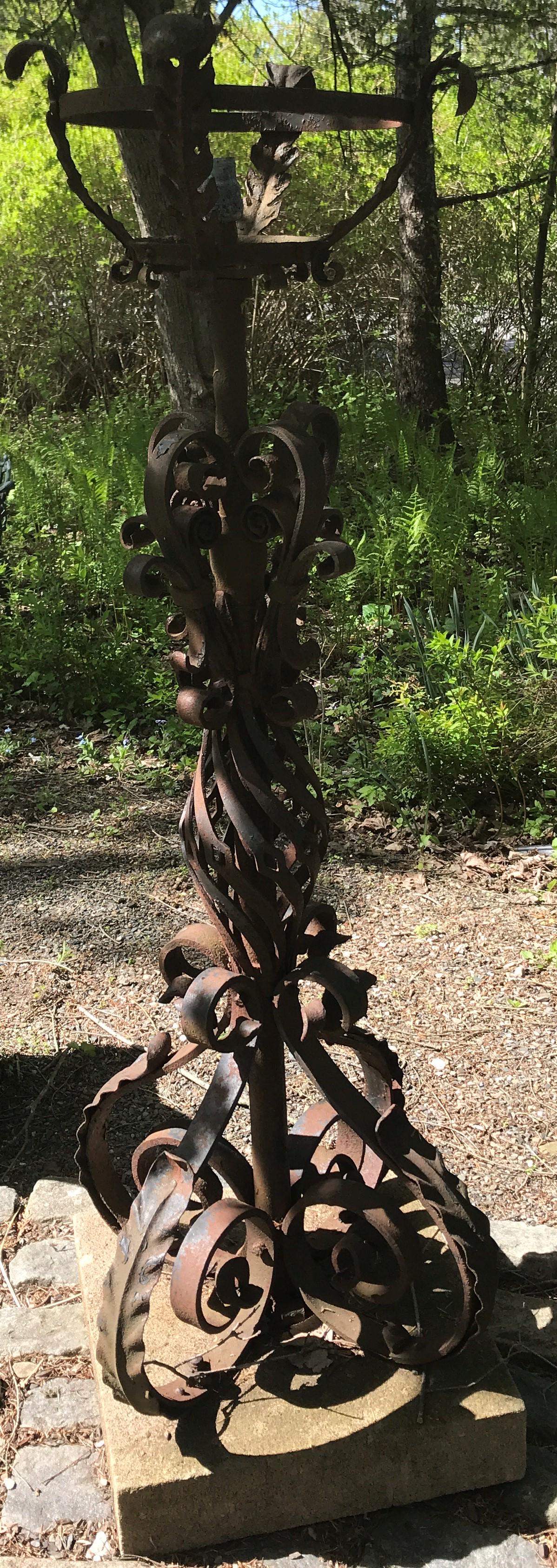 Pr. of 60" Iron Architectural Elements (1 of 2)