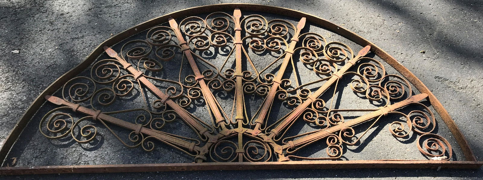 Hand Forged Iron Architectural Fan (1 of 3)