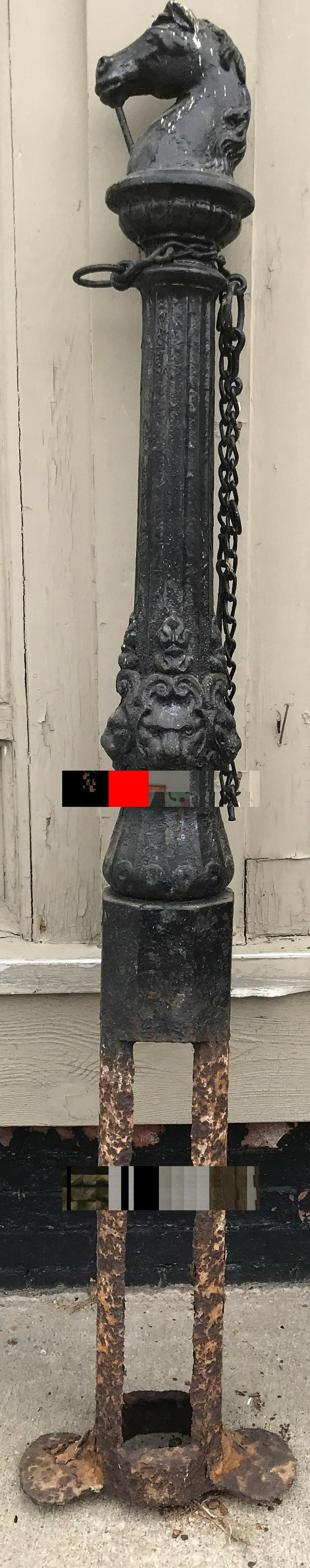 19th Cent. Cast Iron Hitching Post (1 of 3)