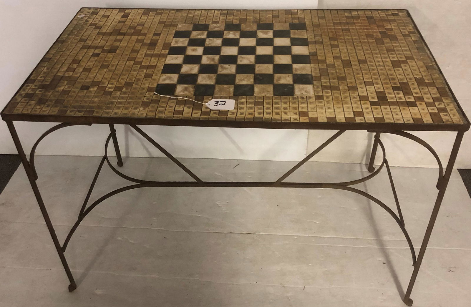 Great Quality Tile Top and Iron 1930s Garden Table (1 of 5)