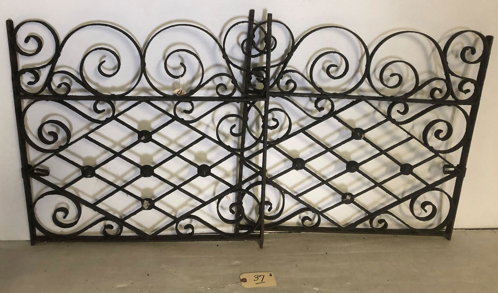 Early 2 Part Wrought Iron Gate (1 of 3)