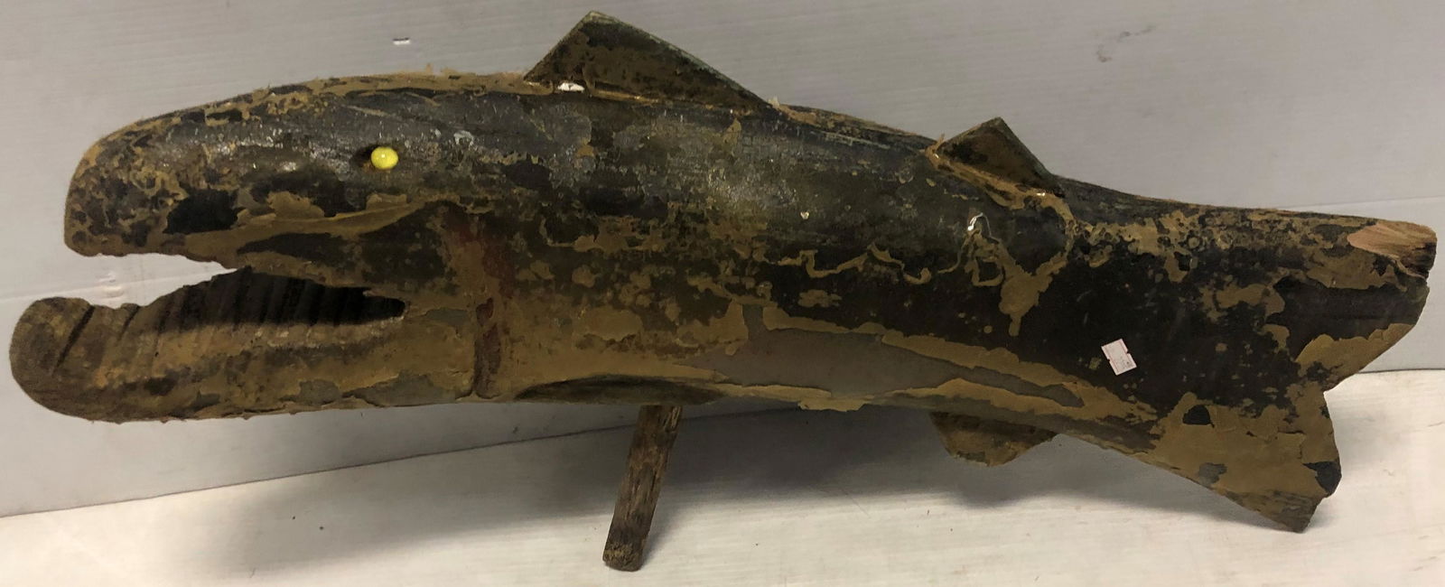 29 1/2" Carved Wooden Folk Art Fish (1 of 5)
