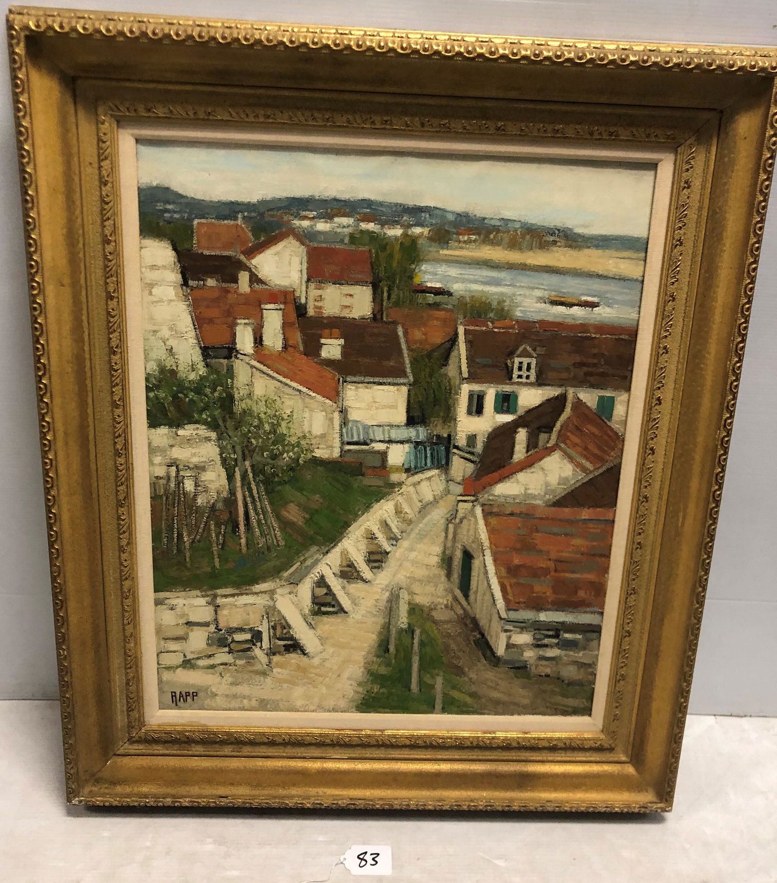 O/C Shore Village, sgnd Rapp 35 x 42 (1 of 7)