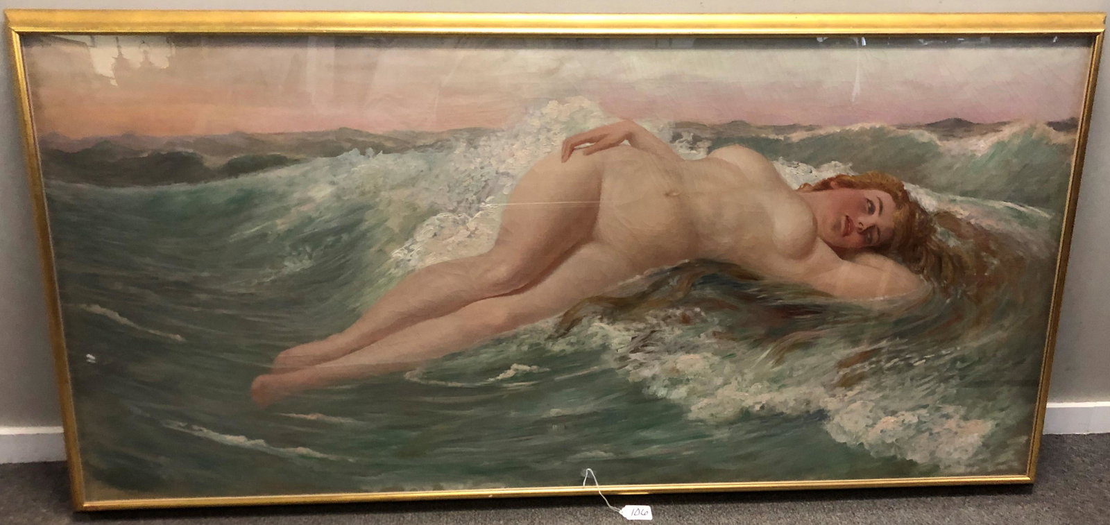 O/C Nude C.H. Turner , 44 x 87: O/C Nude C.H. Turner , 44 x 87