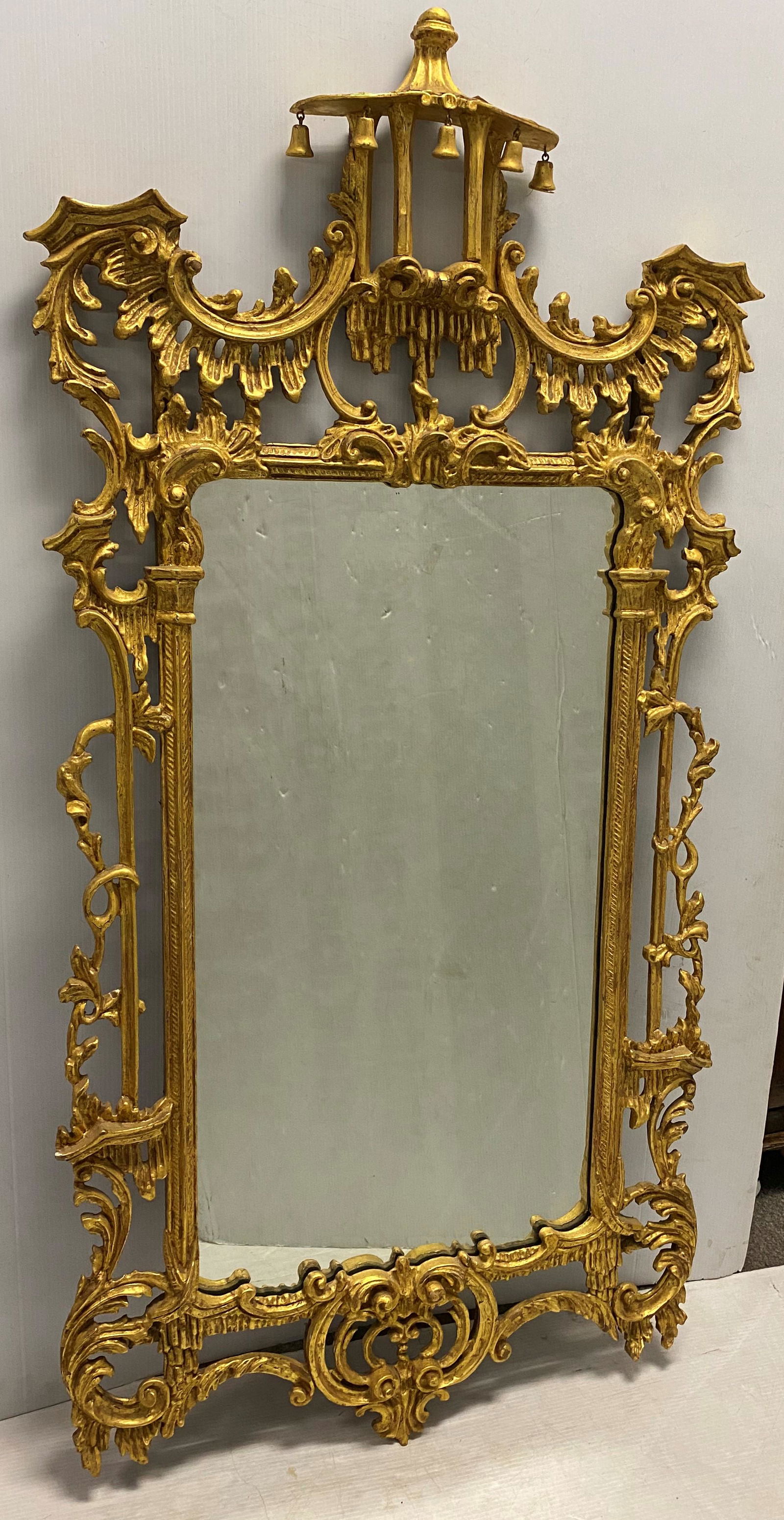 Hand Carved 64" Italian Mirror (1 of 10)