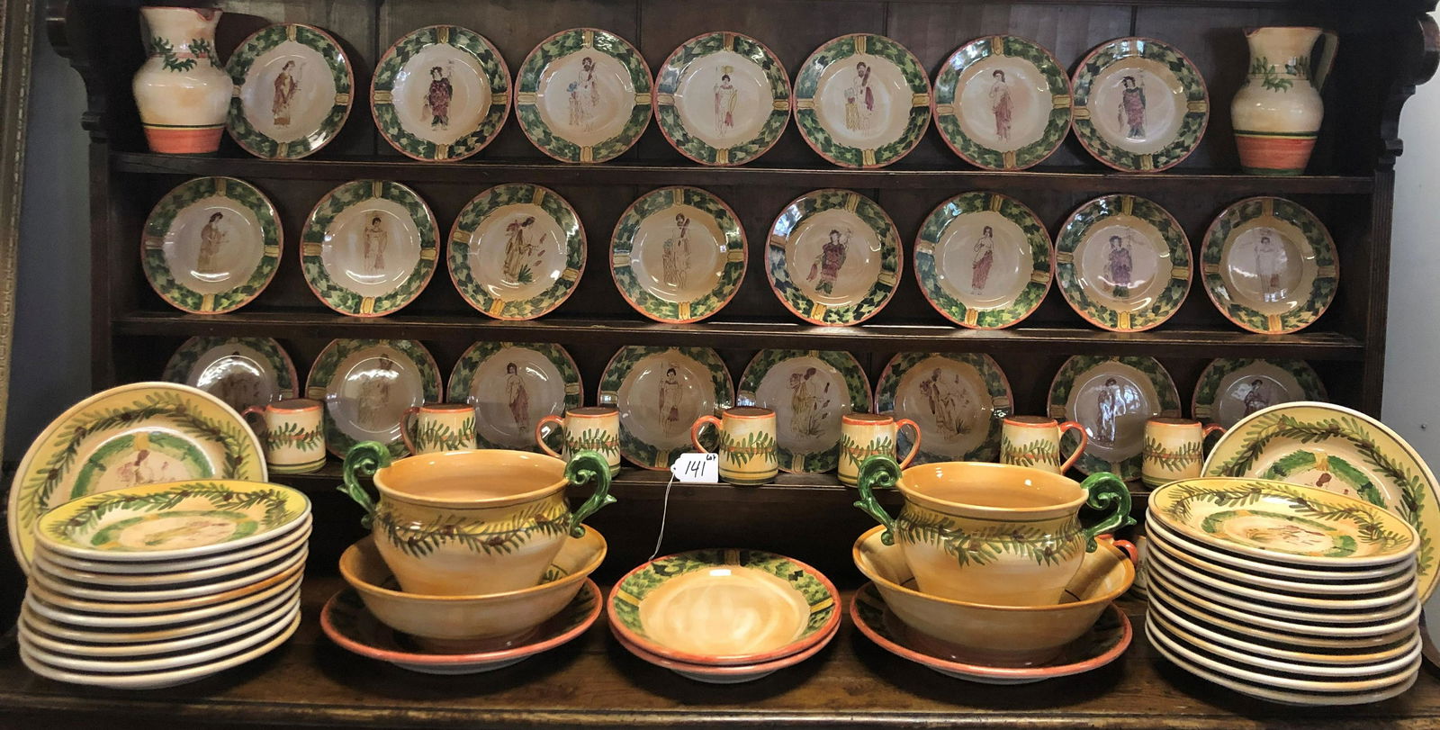 60+ Pcs. Rubino Aloihoisteri Pottery Great Condition (1 of 8)