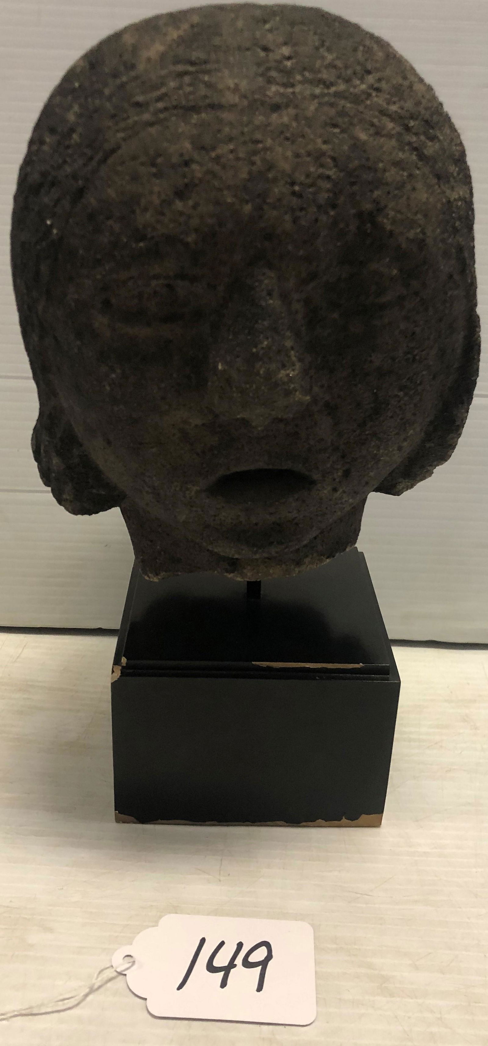 13" Hand Carved Stone Bust (1 of 6)