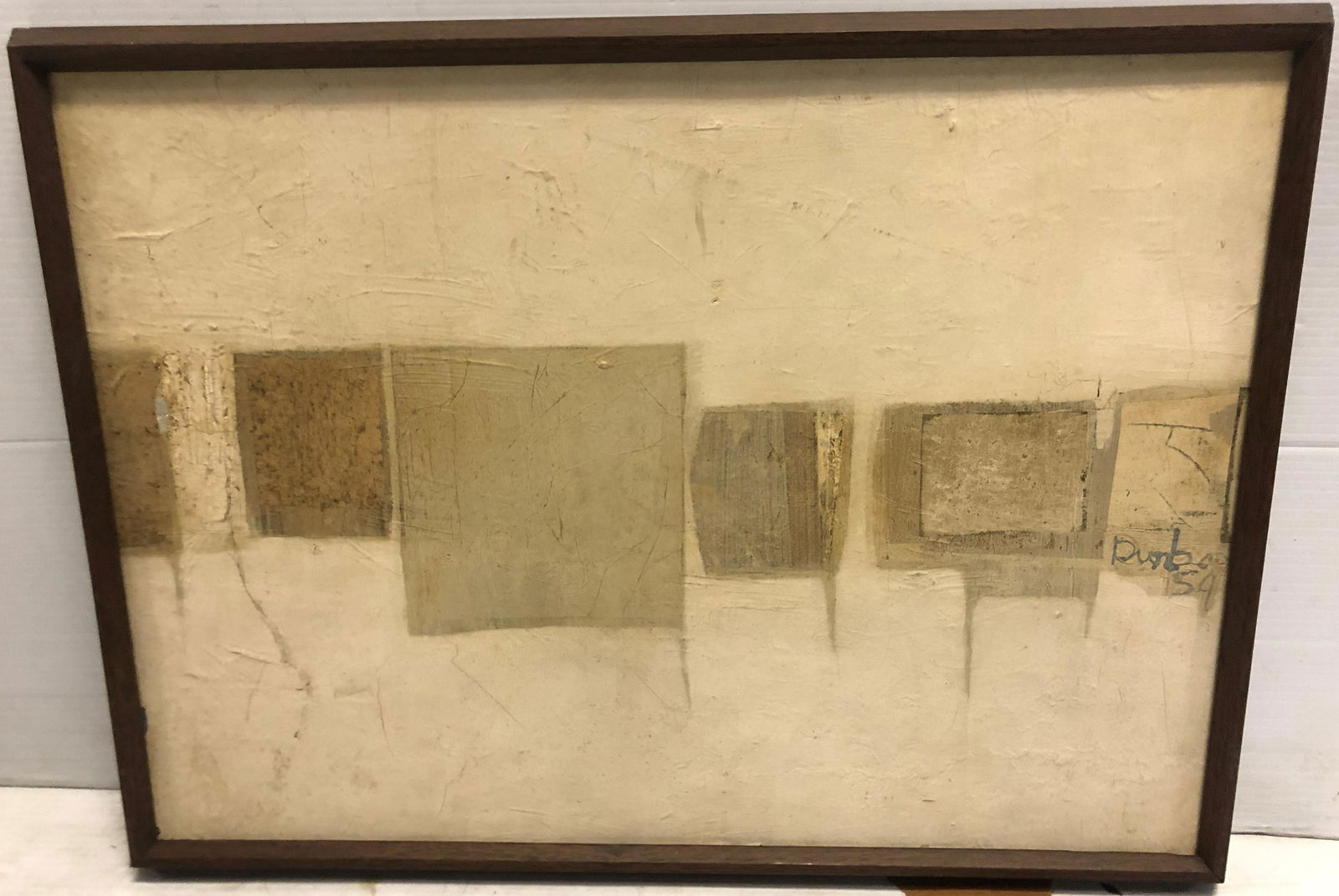 Mid-Cent. Abstract on Board Sgnd. & Dated (1 of 4)