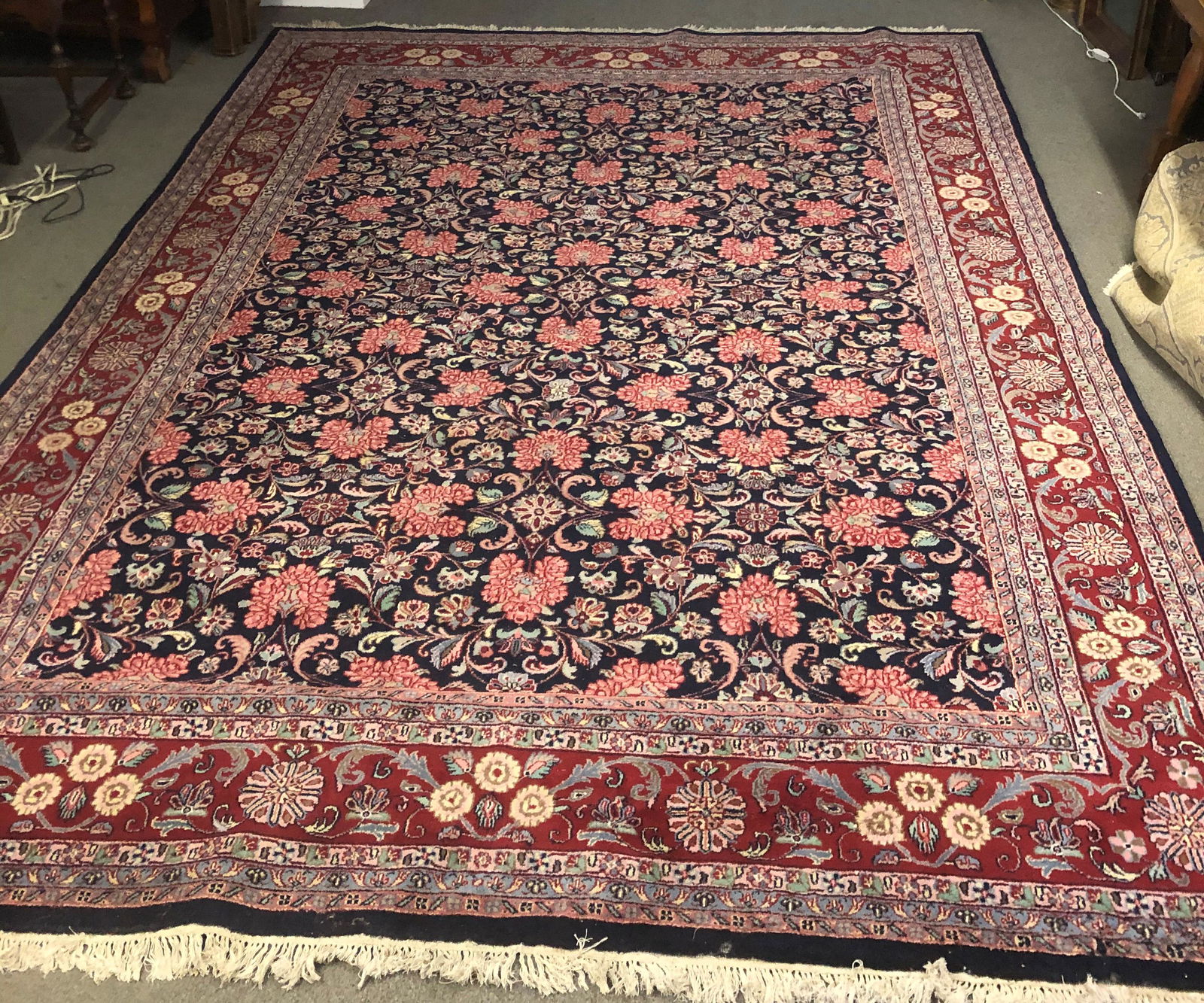 Contemporary Handmade Wool Rug 10'x14'2" (1 of 8)