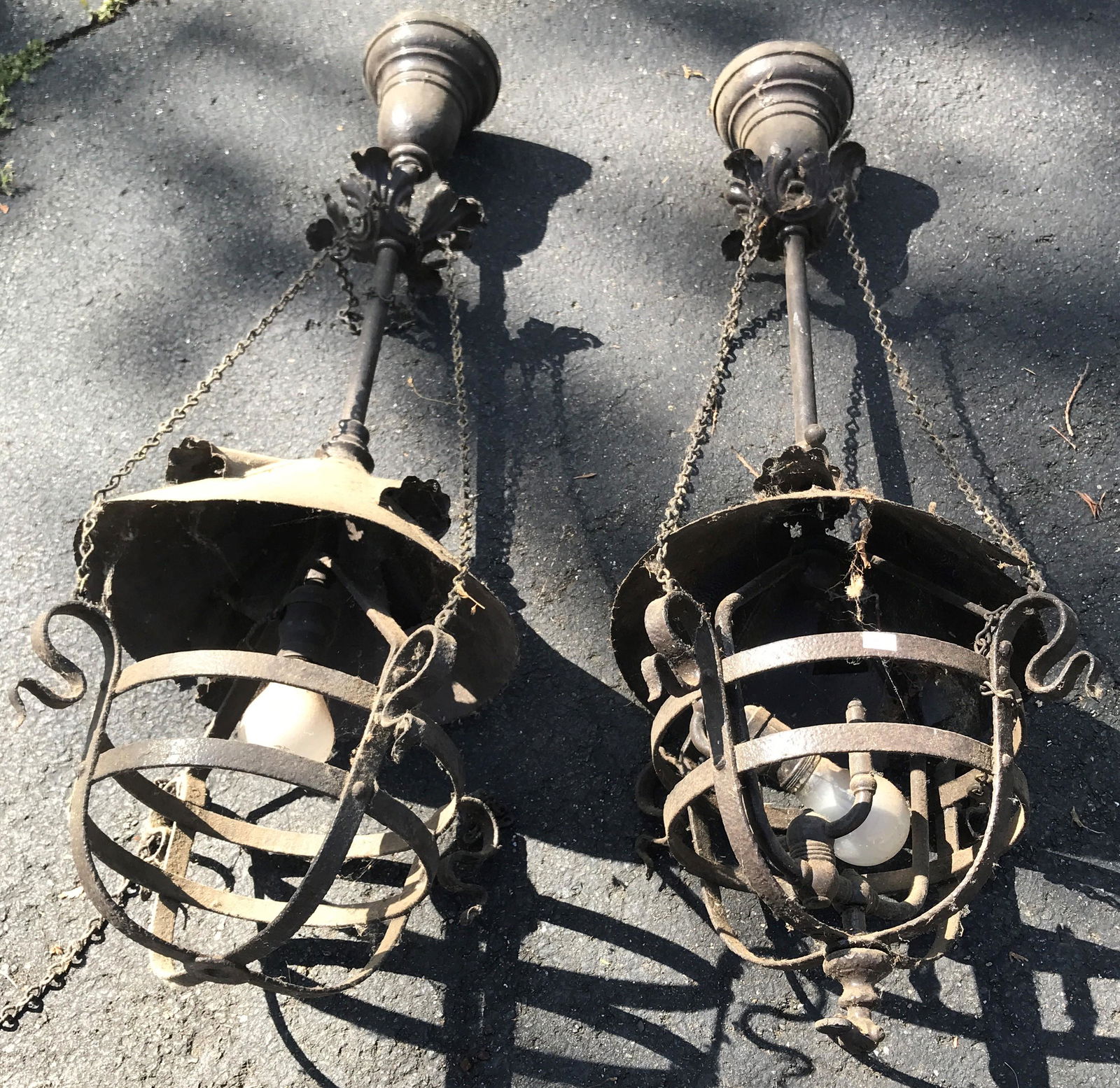 2 Vintage Gas & Electric Iron Fixtures (1 of 3)