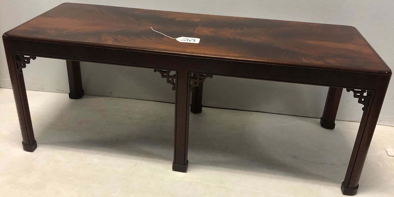 42" Chinese Chippendale Style Low Table with Book (1 of 3)