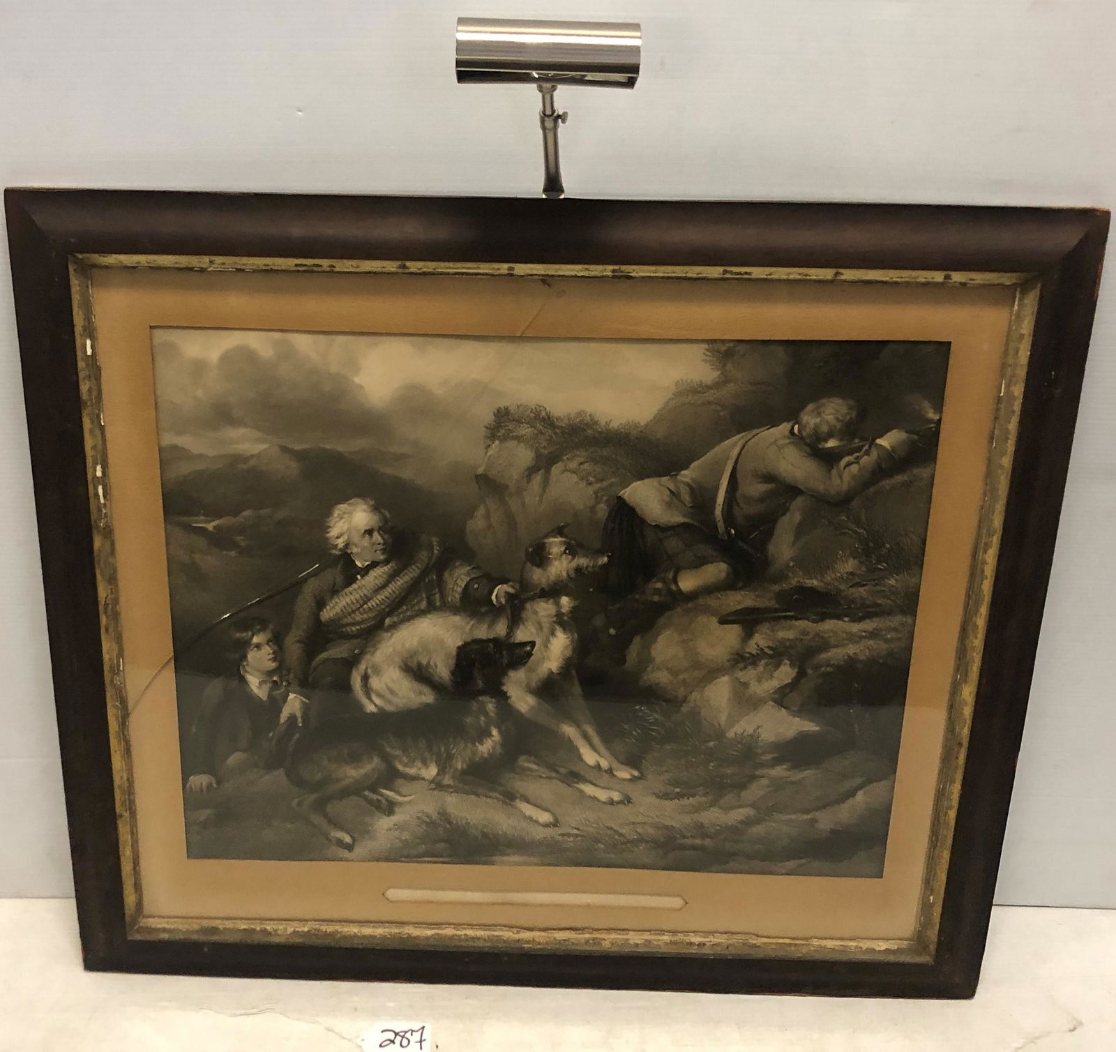 19th Cent. Scottish Engraving 31.5"x 36" (1 of 6)