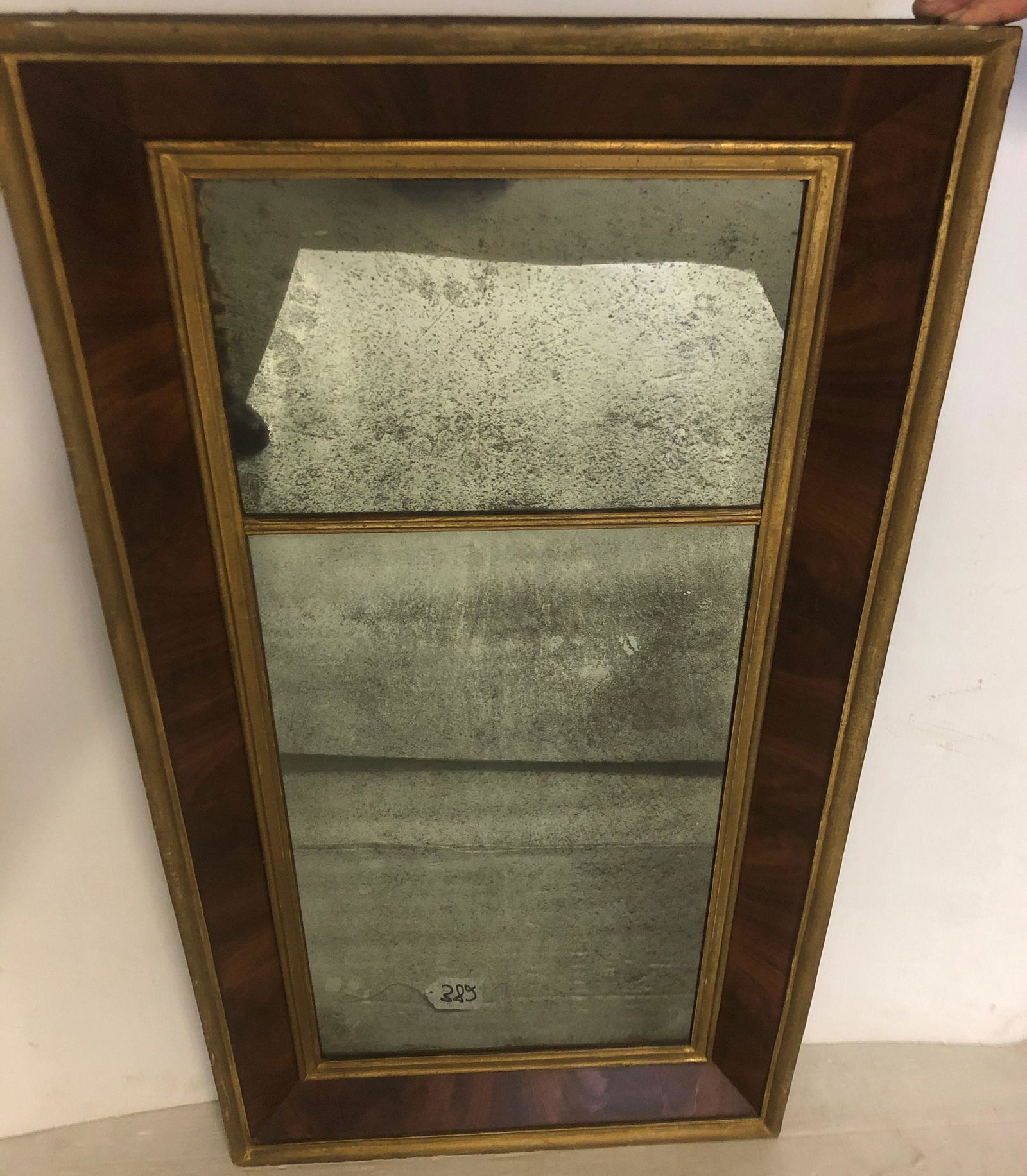 2 Part 19th Cent. Ogee Mirror (1 of 4)