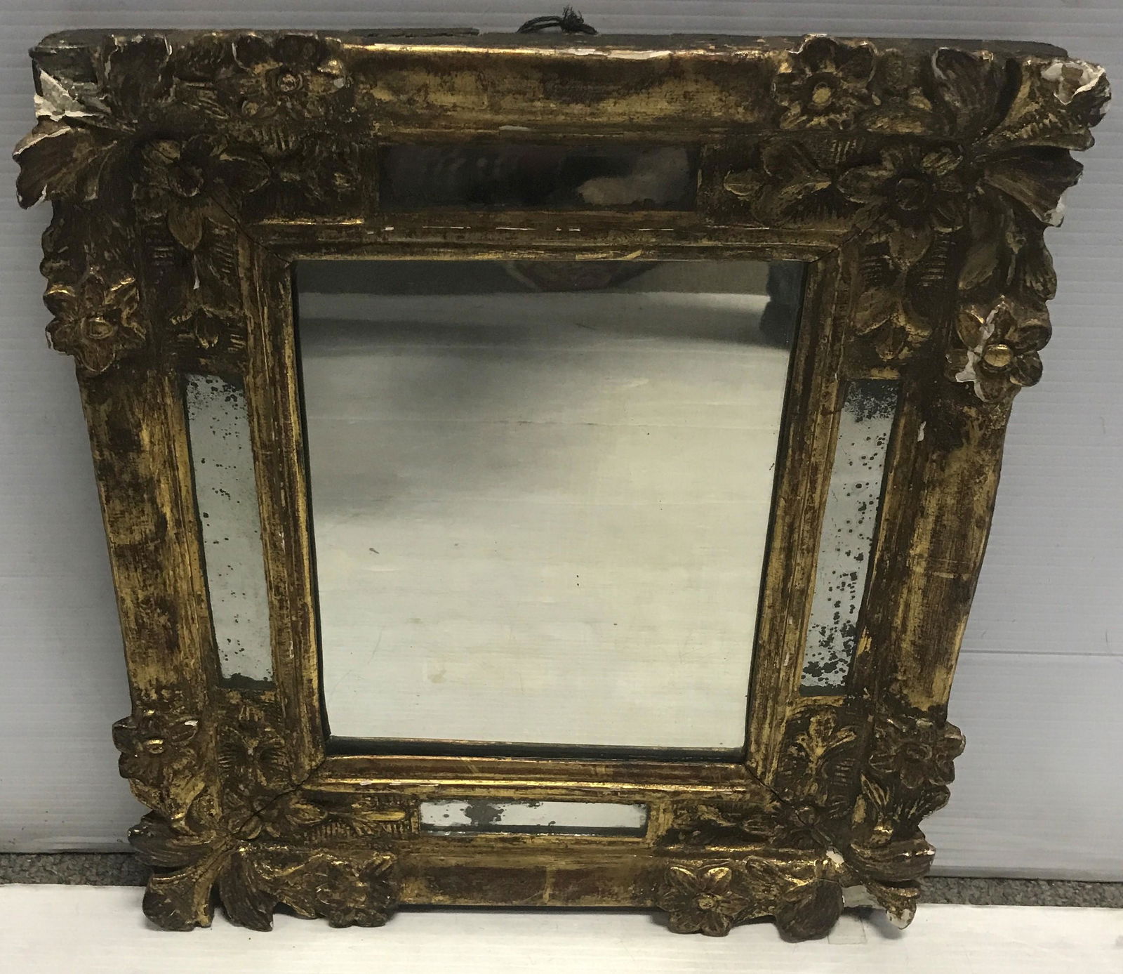 18th Cent. Gild Mirror (1 of 3)
