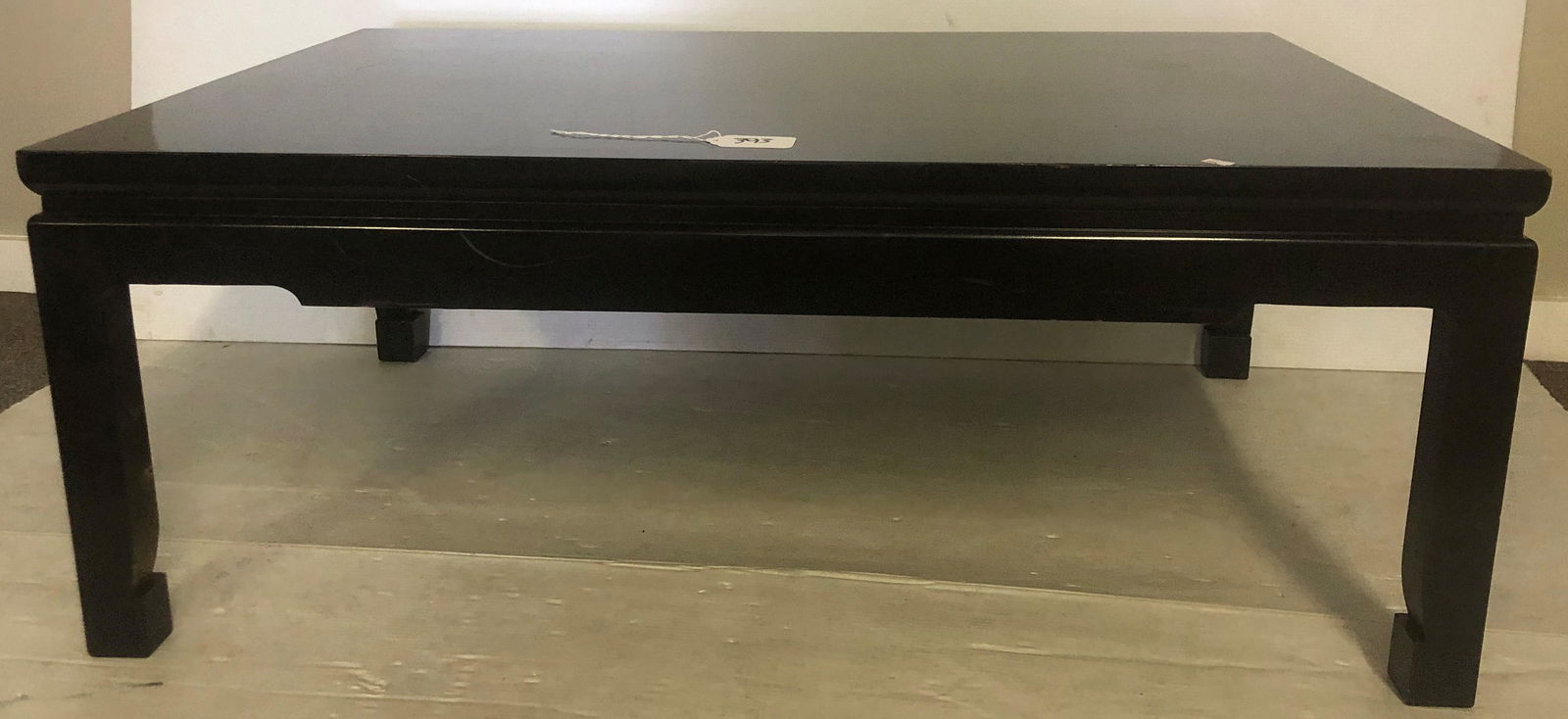 44" Ebonize Chinese Style Coffee Table (1 of 5)