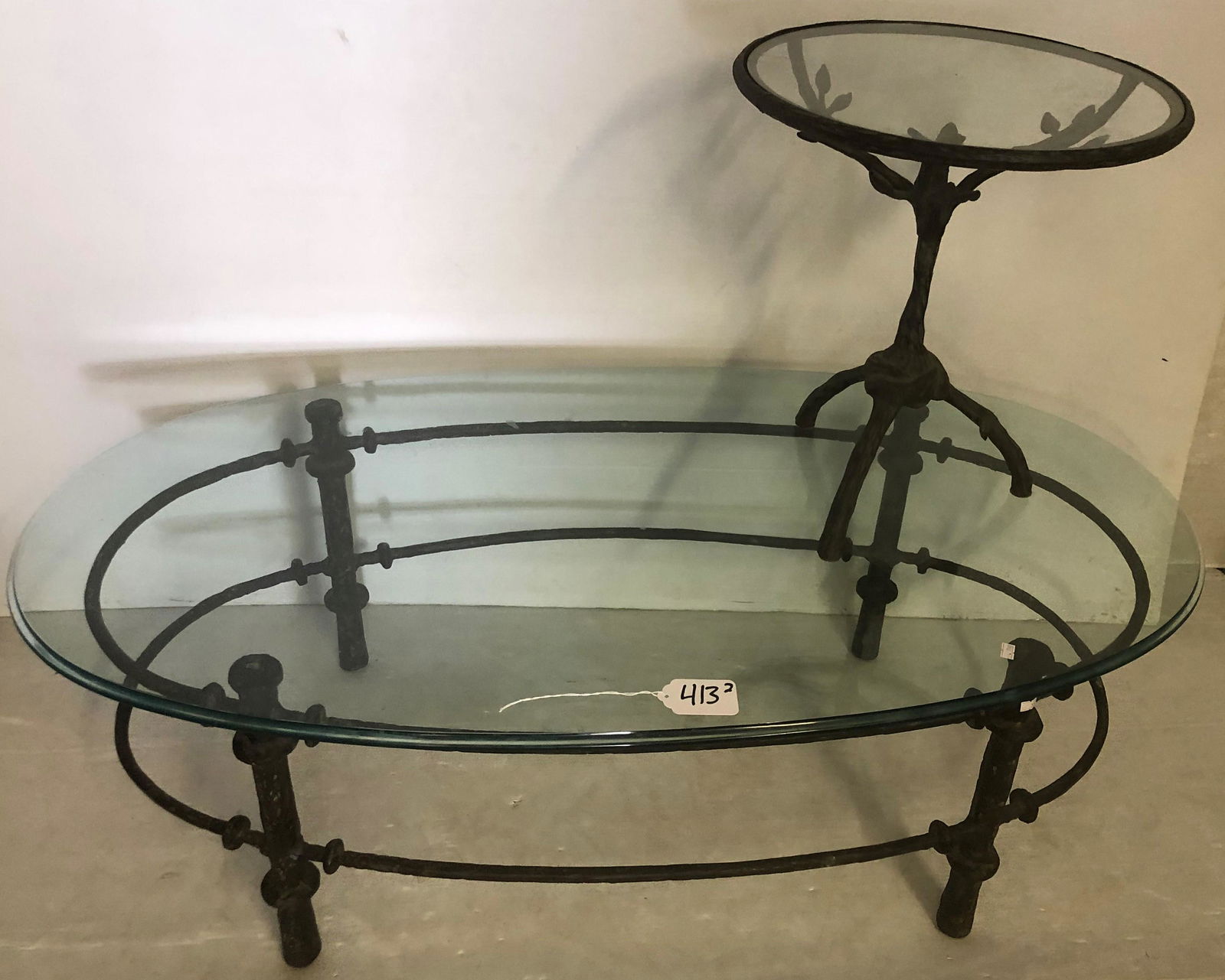 2 Iron and Glass Tables (1 of 7)